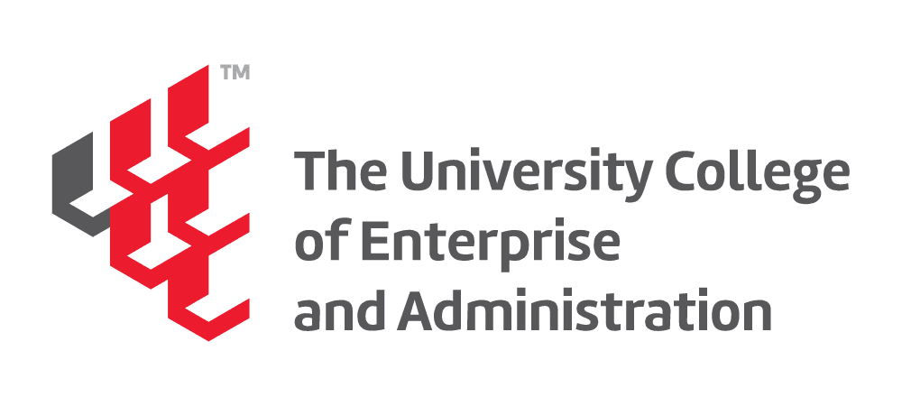 The University College of Enterprise and Administration (WSPA) logo